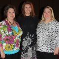 Teachers Lori Duncan, from left, Lisa Taylor and Stephanie Cowan enjoy Call of the Wild.
