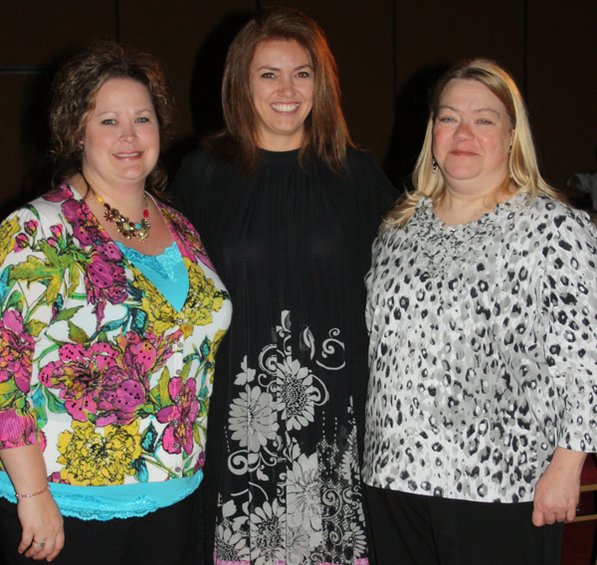 
                               
                                  Photo by Carin Schoppmeyer&mdash;
                               
                           
                           Teachers Lori Duncan, from left, Lisa Taylor and Stephanie Cowan enjoy Call of the Wild.
