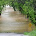 Benton County Road 98 was impassable Monday April 25, 2011 south of Greer Lane near War Eagle Mill a...