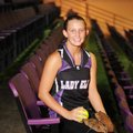 Elkins’ Morgan Strong, the everyday pitcher for the Lady Elks, has become the team’s leader on the f...