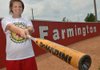 Farmington senior Kala Crisp moved to center field this season and has flourished for the Lady Cardinals, hitting .472 with 4 home runs and 39 RBI.
