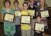 Youth Excellence Award Honorees Jessica Smith, from left, Ethan Hayes, Patrick Dugan, Reece O’Brien, Katherine Ordaz and Falecia Profeta were among those celebrated by the Kiwanis Club of Bentonville on May 5.
