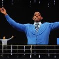 Actor Will Smith hosts the Walmart shareholders meeting Friday at the University of Arkansas’ Bud Wa...