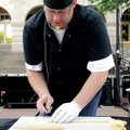 CULINARY EXHIBITION Chef Rob Nelson makes gnocchi dumplings Saturday from scratch using potato, egg,...
