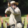 SOUTHERN MEMORIAL Clinton Ricker of Bentonville, a member of the Northwest Arkansas 15th Infantry, a...