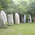 The funk du jour art sculpture “Boathenge” is part of the local culture along the middle miles of th...