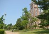 This area in front of Old Main on the University of Arkansas campus will soon get a new service road for construction vehicles to have better access to campus construction areas.