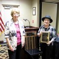 Radine Trees Nehring, right with Marilyn Collins.