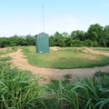 Johnson grass covers the top of one of the turns of the former bicycle motocross track Saturday in t...
