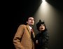 Nikki Coble and Avery Clark play the lead roles in Arkansas Repertory Theatre’s production of The 39 Steps. The show runs through June 26.
