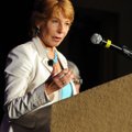 Author Gail Sheehy speaks on Tuesday at a luncheon for the Schmieding Center. Sheehy talked about ca...