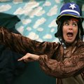Kimberly Goza of Act!vated Story Theatre performs a comedy routine Wednesday with her husband, Denni...