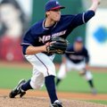 Northwest Arkansas starter Buddy Baumann pitches against Springfield on Thursday in Arvest Ballpark ...