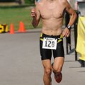 Michael Migues of Lake Charles, La., won the men’s division of the ninth annual Ozark Valley Triathl...