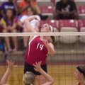 Fayetteville’s Courtney Marshall plays Tuesday during the Arkansas High School Coaches Association A...