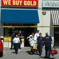 Chris Leach, an employee of Arkansas Gold & Silver Exchange in Fayetteville, gets transported to Was...