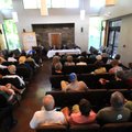  Rabbi Jacob Adler, left, Tevfik Akbulut of the Atlas Foundation and the Rev. Phil Butin of First Un...
