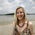 Kelley Atchley of Pagnozzi Charities likes to spend time on Beaver Lake.