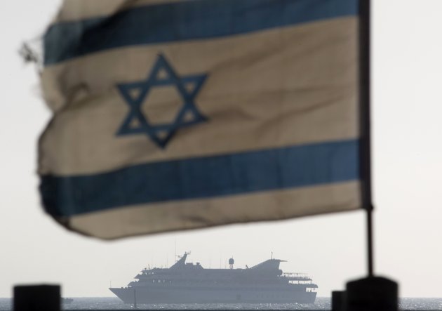 file-in-this-may-31-2010-file-photo-the-mavi-marmara-ship-the-lead-boat-of-a-flotilla-headed-to-the-gaza-strip-which-was-stormed-by-israeli-naval-commandos-in-a-predawn-confrontation-sails-into-the-port-of-ashdod-israel-israel-on-sunday-june-26-2011-threatened-to-ban-international-journalists-for-up-to-a-decade-from-the-country-if-they-join-a-flotilla-planning-to-breach-the-israeli-blockade-of-the-gaza-strip