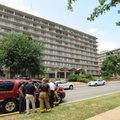 Fayetteville Fire Department, Central Emergency Medical Service and University of Arkansas personnel...