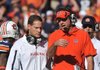 Auburn offensive coordinator and former Springdale High School head coach Gus Malzahn (right) is expected to be named the head coach at Arkansas State on Wednesday afternoon. Sources confirmed he will be hired to replace Hugh Freeze, who left to take the same post at Ole Miss.