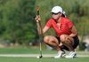 Springdale senior Kara Kelsey lines up her putt during the Springdale Invitational on Tuesday at the Springdale Country Club.