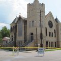 Streets have been blocked off by Fort Smith officials who say Mallalieu Church is in danger of colla...