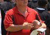  Arkansas Democrat-Gazette/STATON BREIDENTHAL
6/9/11
Maumelle High School coach Mike Buchan Thursday during the Summer Showdown 7-on-7 tournament at Pulaski Robinson High School.  