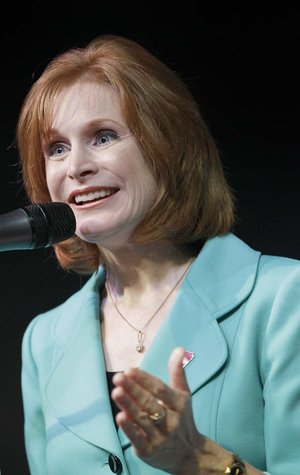  Beth Anne Rankin, the unsuccessful Republican candidate in the 2010 race for Congress in Arkansas' 4th district, announces her 2012 bid for the same seat in Hot Springs, Ark., Monday, Aug. 29, 2011. 