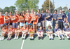 The Rogers Heritage tennis teams.