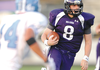 Fayetteville junior quarterback Austin Allen carries the ball Friday during the first half of the Dogs’ win over Parkway West at Harmon Field. Go to photos.nwaonline. com to see more photos.