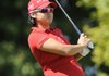 Defending champion Yani Tseng watches her drive Wednesday while playing in the pro-am portion of the LPGA Walmart NW Arkansas Championship presented by P&G at the Pinnacle Country Club in Rogers.
