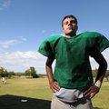 Bret Arnold, a Greenland strongside linebacker, is starting at the position for the first time in hi...