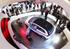 An Audi A2 concept car is displayed Wednesday at the 64th Frankfurt Auto Show in Frankfurt. 