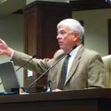 Ernie Passailaigue speaks Thursday during a meeting of the Lottery ...