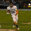 Mason Snow leads Bentonville with 33 receptions for 608 yards and nine touchdowns.