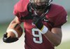 Henry Hernandez, a Springdale High senior, is a top receiver for the Red’Dogs and also plays free safety.
