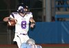 Fayetteville quarterback Austin Allen sets up for a pass in the second quarter of Friday's game at Southside High School.