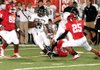 Bentonville’s Tearris Wallace finds an opening in the Fort Smith Northside defense and continues his run for the team’s first touchdown of the game on Friday.
