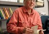 University of Arkansas professor Lynne Spellman smiles as she reads from her book, “Unbolting the Dark, a Memoir,” which was published in July.
