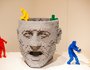“Art of the Brick” opened Oct. 1 at the Clinton Presidential Center and continues through Feb. 12 in the Garden View Room on the first floor.