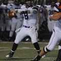 STAFF PHOTO J.S. WEDGEWORTH -- Fayetteville's Austin Allen looks for a reciever Friday, Nov. 4, 2011...