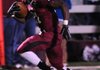Rahmon Taylor of Springdale High School has a breakaway run Friday leading to a touchdown in the second quarter during the game against Rogers High School at Jarrell Williams Bulldog Stadium in Springdale.