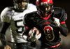 Maumelle’s J.D. Russell (9) runs past Pulaski Robinson defender Karan Singh during the first half of Thursday’s game in Maumelle. Russell had 2 carries for 24 yards and Maumelle won 48-23. 