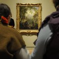 Museum goers look at Ashur Durand's "Kindred Spirits" on Friday, Nov. 11, 2011, at the Crystal Bridg...