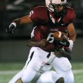 Kempys Robinson, a Springdale High receiver, hasn’t had an abundance of catches this year, but has c...