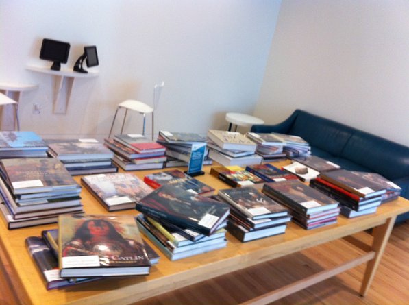 
                               
                                  Photo by Kevin Kinder&mdash;
                               
                           
                           An example of one of the museum's 'thinking rooms,' which include reading materials related to the adjacent galleries.