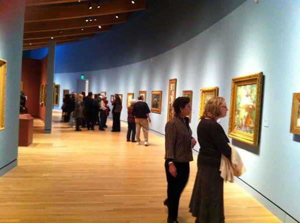 
                               
                                  Photo by Kevin Kinder&mdash;
                               
                           
                           The galleries are busy but not full.