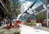 The University of Arkansas Community Design Center’s 2030 Transit City Scenario Plan envisions a six-mile urban streetcar system that could one day run from downtown Fayetteville to the Northwest Arkansas Mall, including a loop along Dickson and Lafayette streets.
