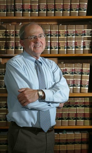  Arkansas Democrat-Gazette/RYAN MCGEENEY --11-08-11--
Howard Brill, the Vincent Foster professor of legal ethics and professional responsibility at the University of Arkansas.